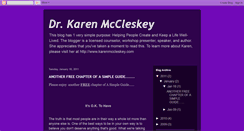 Desktop Screenshot of karenmccleskey.blogspot.com