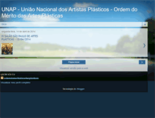 Tablet Screenshot of ordemdomeritodasartesplasticas.blogspot.com