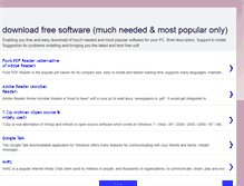 Tablet Screenshot of free-soft-all.blogspot.com