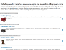 Tablet Screenshot of catalogos-de-zapatos.blogspot.com