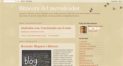 Desktop Screenshot of bitacoradelmerodeador.blogspot.com