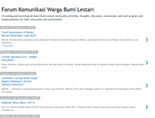 Tablet Screenshot of forumbumilestari.blogspot.com