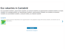 Tablet Screenshot of ecovakantiescantabrie.blogspot.com