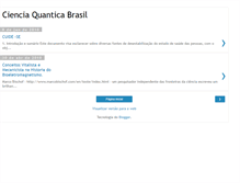 Tablet Screenshot of cienciaquanticabrasil.blogspot.com