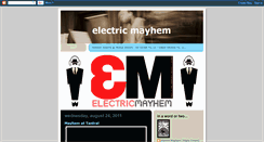 Desktop Screenshot of electricmayhemsound.blogspot.com