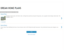 Tablet Screenshot of dreamhomeplans.blogspot.com