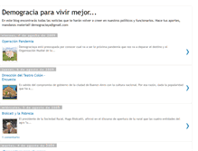 Tablet Screenshot of demograciaya.blogspot.com
