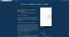 Desktop Screenshot of celticthunderstreetteam.blogspot.com