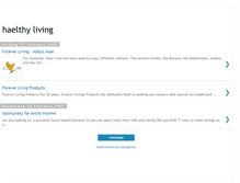 Tablet Screenshot of haelthyliving.blogspot.com