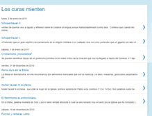 Tablet Screenshot of loscurasmienten.blogspot.com