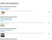 Tablet Screenshot of caffecomlitteratura.blogspot.com