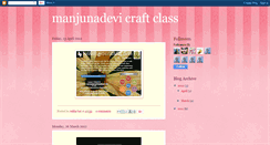 Desktop Screenshot of manjunadevicraftclass.blogspot.com