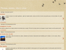 Tablet Screenshot of piensasientevivecrea.blogspot.com