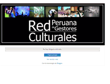 Tablet Screenshot of gestionculturalperu.blogspot.com