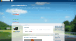 Desktop Screenshot of gemasecundaria.blogspot.com