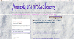 Desktop Screenshot of anorexiaunamirada.blogspot.com
