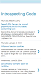 Mobile Screenshot of introspectingcode.blogspot.com