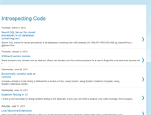 Tablet Screenshot of introspectingcode.blogspot.com