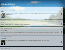 Tablet Screenshot of bangkusubian.blogspot.com
