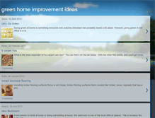 Tablet Screenshot of greenhomeimprovementideas.blogspot.com