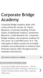 Mobile Screenshot of corporatebridgeacademy.blogspot.com