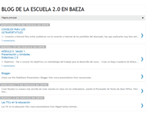 Tablet Screenshot of escuela20baeza.blogspot.com