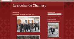 Desktop Screenshot of clocherdechamery.blogspot.com