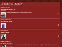 Tablet Screenshot of clocherdechamery.blogspot.com