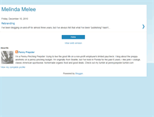 Tablet Screenshot of melindamelee.blogspot.com