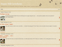 Tablet Screenshot of happyhillcavachons.blogspot.com