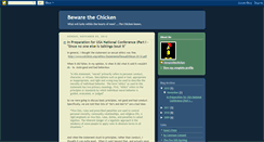 Desktop Screenshot of bewarethechicken.blogspot.com
