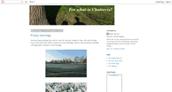 Desktop Screenshot of forwhatischatteris.blogspot.com