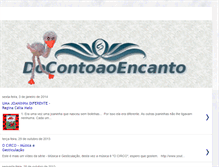 Tablet Screenshot of docontoaoencanto.blogspot.com