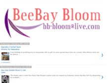 Tablet Screenshot of beebaybloom.blogspot.com