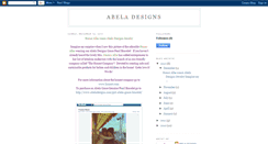 Desktop Screenshot of abeladesigns.blogspot.com