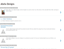Tablet Screenshot of abeladesigns.blogspot.com