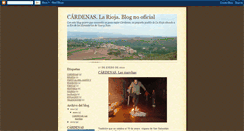 Desktop Screenshot of cardenaslarioja.blogspot.com