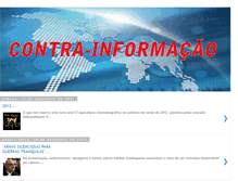 Tablet Screenshot of contrainformacaoemrede.blogspot.com