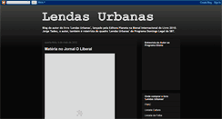 Desktop Screenshot of livrolendasurbanas.blogspot.com