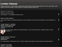 Tablet Screenshot of livrolendasurbanas.blogspot.com