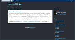 Desktop Screenshot of cdanielpoker.blogspot.com