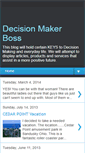 Mobile Screenshot of decisionmakerboss.blogspot.com