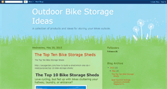 Desktop Screenshot of bikestorage.blogspot.com