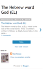 Mobile Screenshot of hebrewwordgod.blogspot.com
