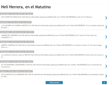 Tablet Screenshot of heliherreraenelmatutino.blogspot.com