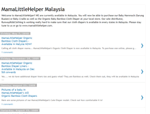 Tablet Screenshot of mamalittlehelpermalaysia.blogspot.com