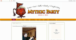 Desktop Screenshot of mythicparty.blogspot.com