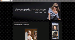 Desktop Screenshot of giovanapedo.blogspot.com