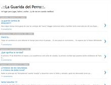 Tablet Screenshot of la-guarida-del-perro.blogspot.com