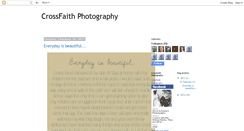 Desktop Screenshot of crossfaithphotography.blogspot.com